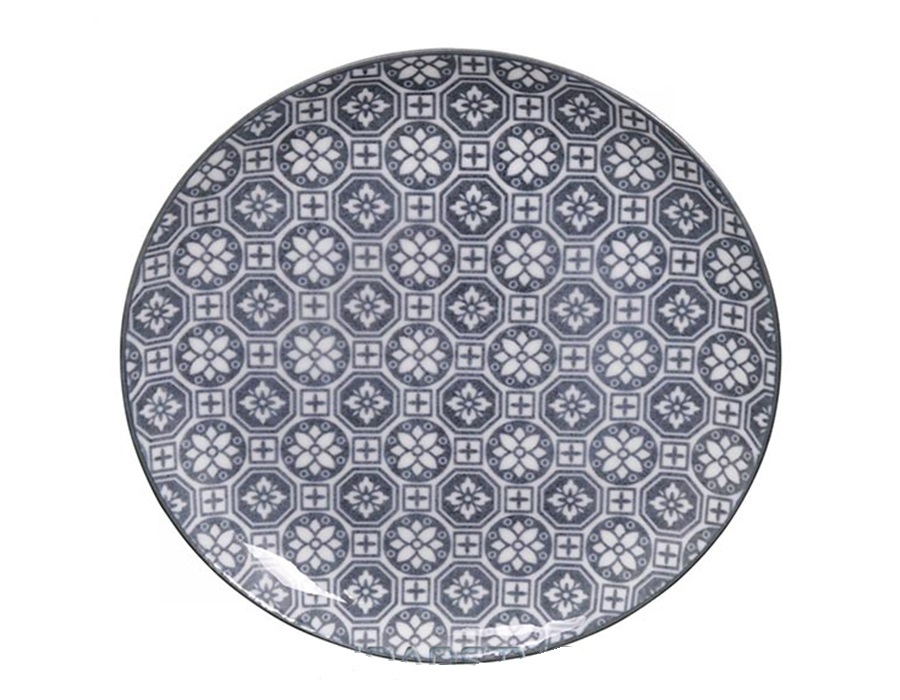 Тарелка б/борта 16см серый Стар Вэйв Tokyo Design/6