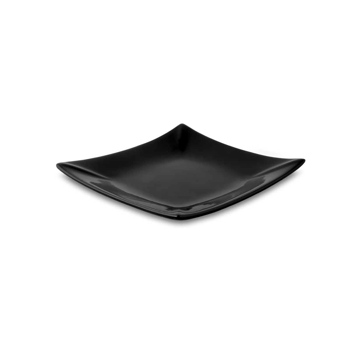 Тарелка квадр 16,3см керам чёрн Kyoto Black