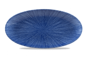 Тарелка овал 29,9*15см Studio Prints Agano blue CHURCHILL