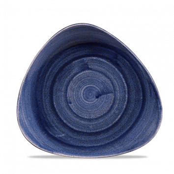Тарелка треуг 22,9см Stonecast Patina Cobalt Blue CHURCHILL