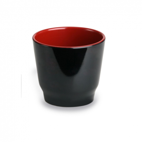 Чашка 200мл 8,5*7,6см чер/кр Kyoto Black&Red