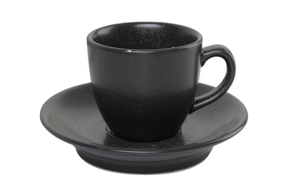 Чашка кофейная 80мл черный Porland