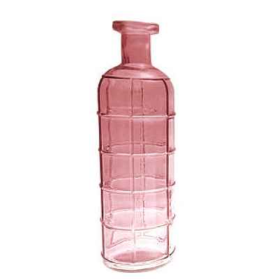 Бутылка d10 h33см розовый Mediterranea/1