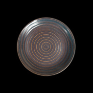 Тарелка б/борта 22,5см сине-коричневый Corone Terra