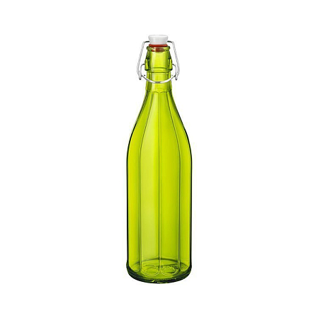 Бутылка 1л зеленая с крышкой Oxford Bormioli Rocco/1