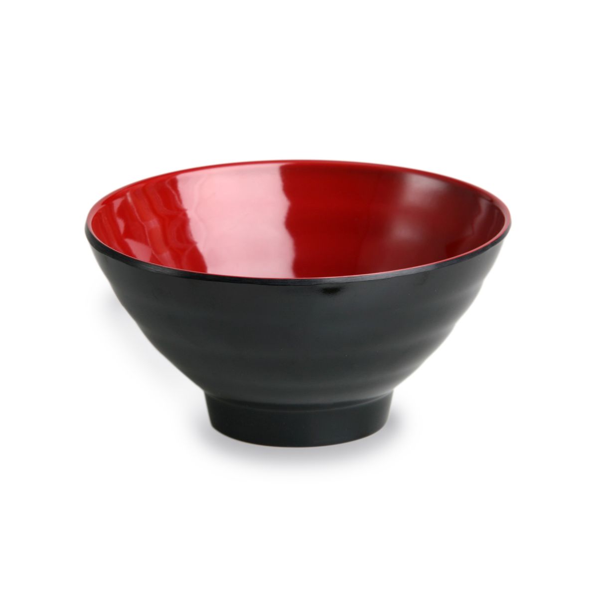 Миска 200мл 12,3*5,9см меламин чер/крас Kyoto Black&Red