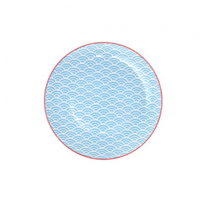Тарелка 20,6см голубой Стар Вэйв Tokyo Design/6
